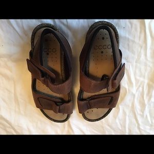 Ecco leather brown sandal size 39